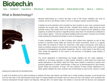 Tablet Screenshot of biotech.in