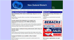 Desktop Screenshot of biotech.org.nz